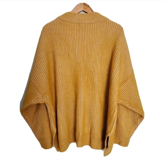 NEW Topshop Mock Neck Sweater Mustard Yellow - Picture 2 of 5